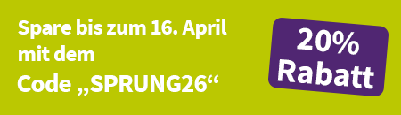 Spare mit unserem aktuellen Rabatt auf ALLE unsere Aus- und Weiterbildungen!