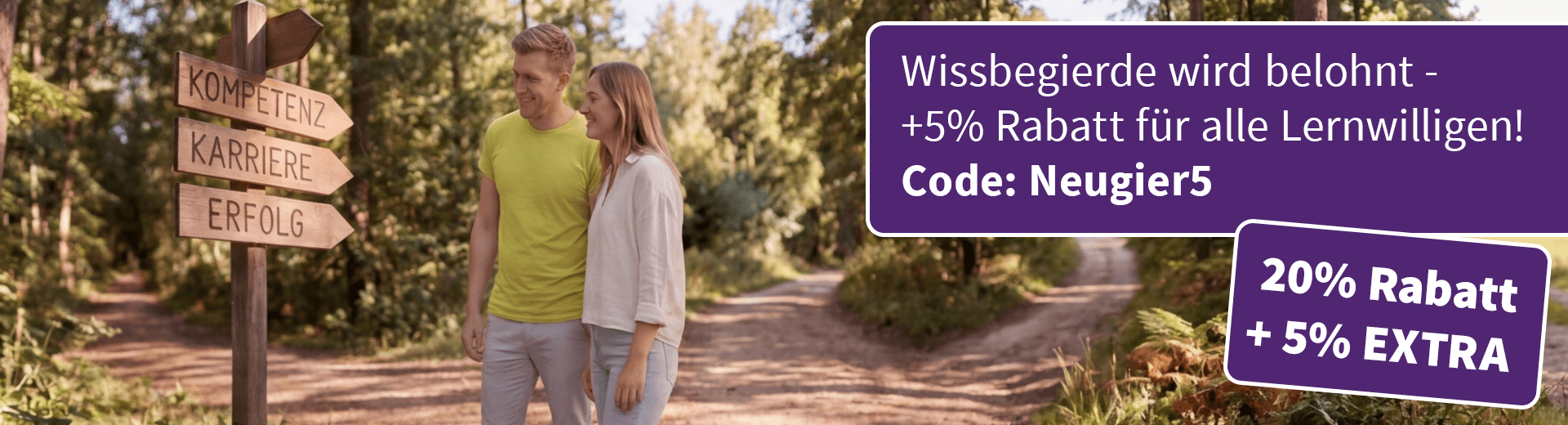 Spare mit unserem aktuellen Rabatt auf ALLE unsere Aus- und Weiterbildungen!
