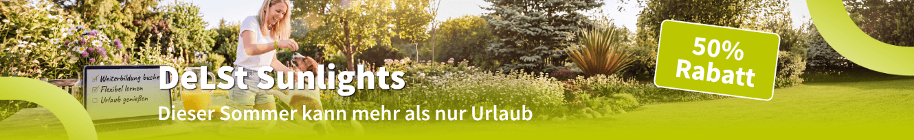 Spare mit unserem aktuellen Rabatt auf ALLE unsere Aus- und Weiterbildungen!