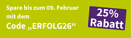 Spare mit unserem aktuellen Rabatt auf ALLE unsere Aus- und Weiterbildungen!