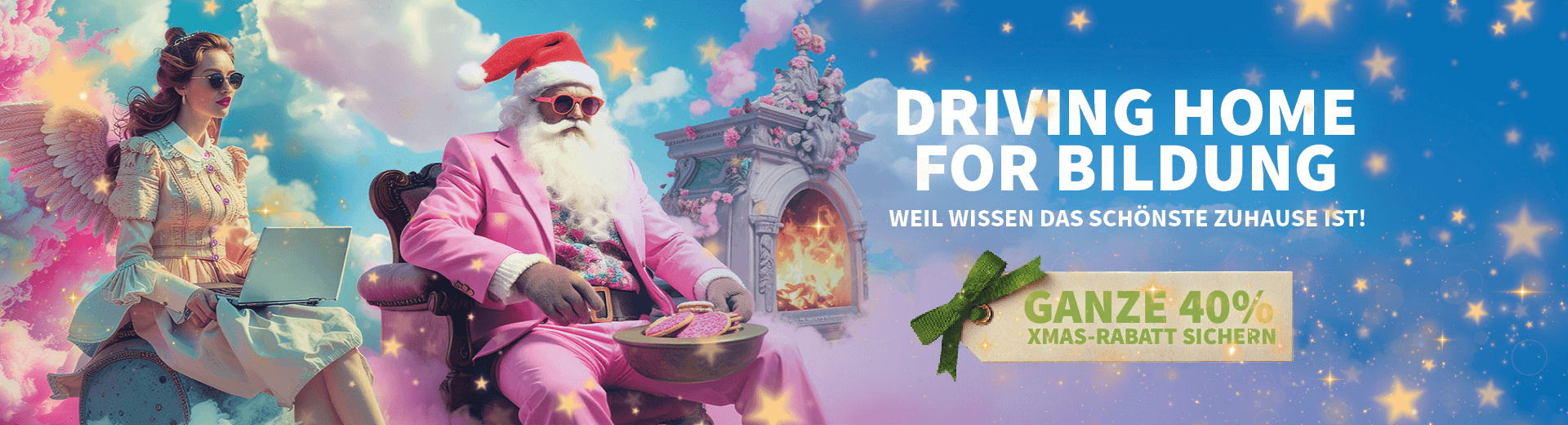 Driving home for Bildung - weil Wissen das schönste Zuhause ist! Allen ein gesegnetes Weihnachtsfest.