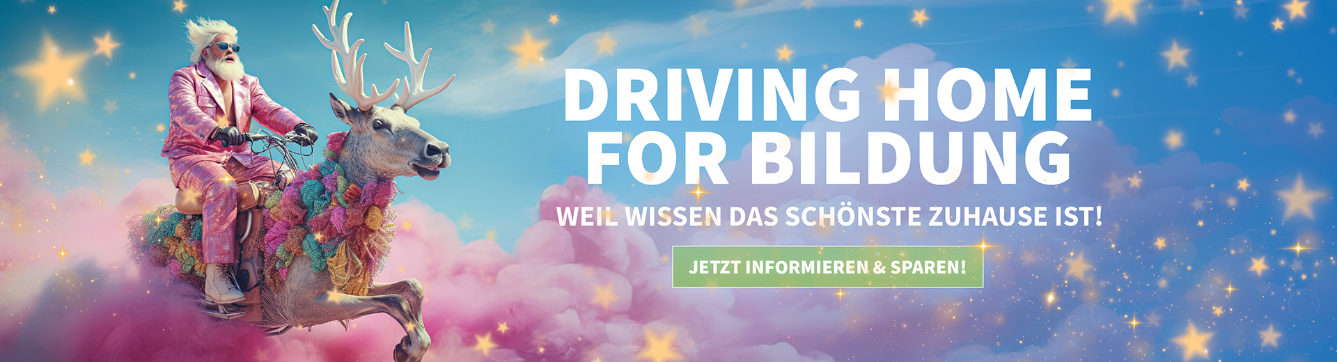 Driving home for Bildung - weil Wissen das schönste Zuhause ist! Allen ein gesegnetes Weihnachtsfest.