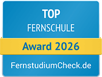 Auszeichnung "TOP Fernschule 2026" von FernstudiumCheck